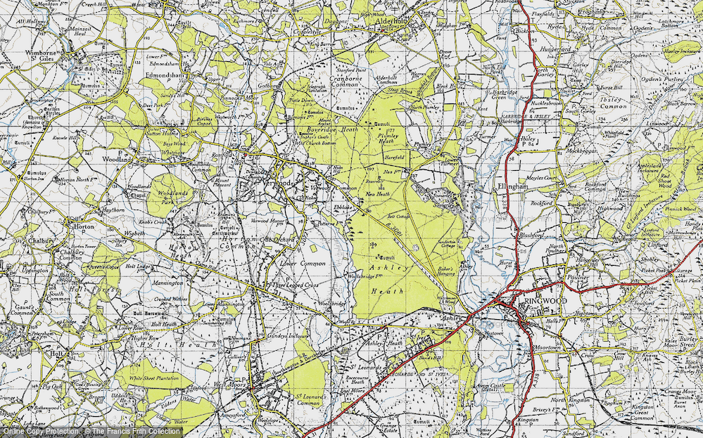 Old Map of Ebblake, 1940 in 1940