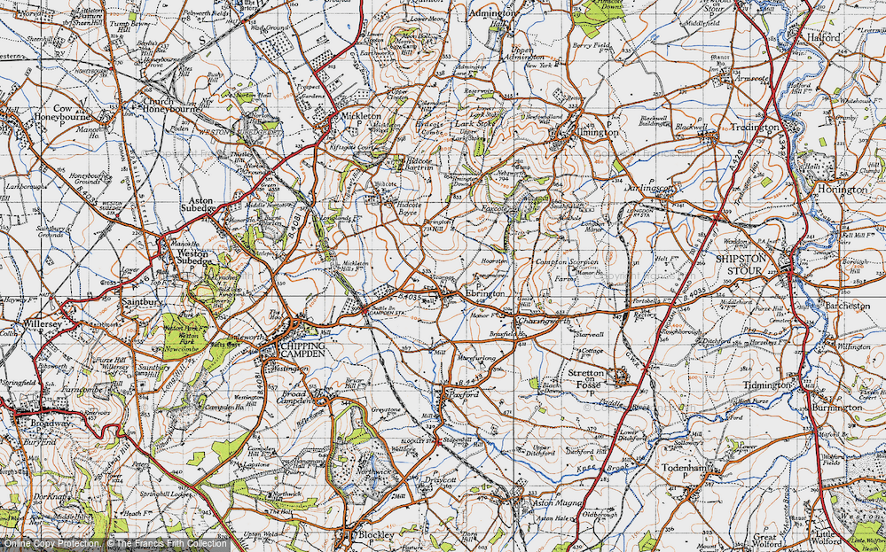 Old Map of Ebrington, 1946 in 1946