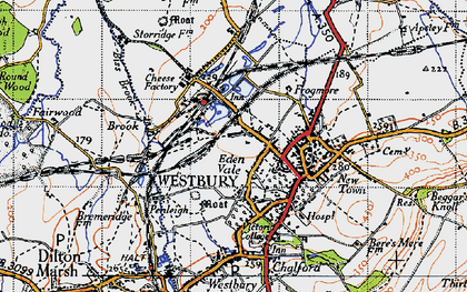 Old map of Eden Vale in 1946