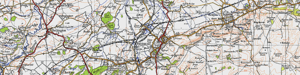 Old map of Eden Vale in 1946