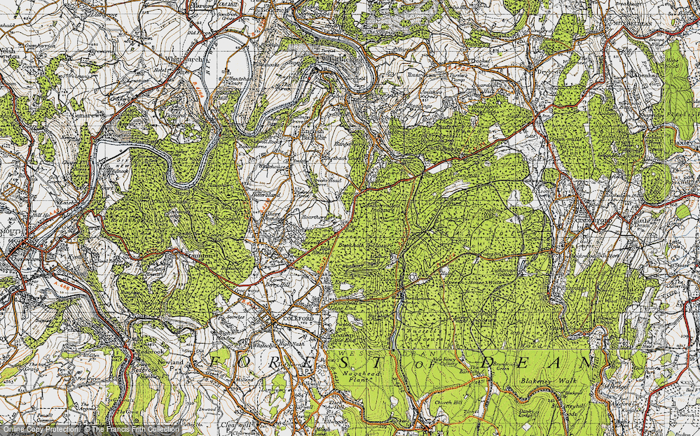 Old Map of Edge End, 1946 in 1946