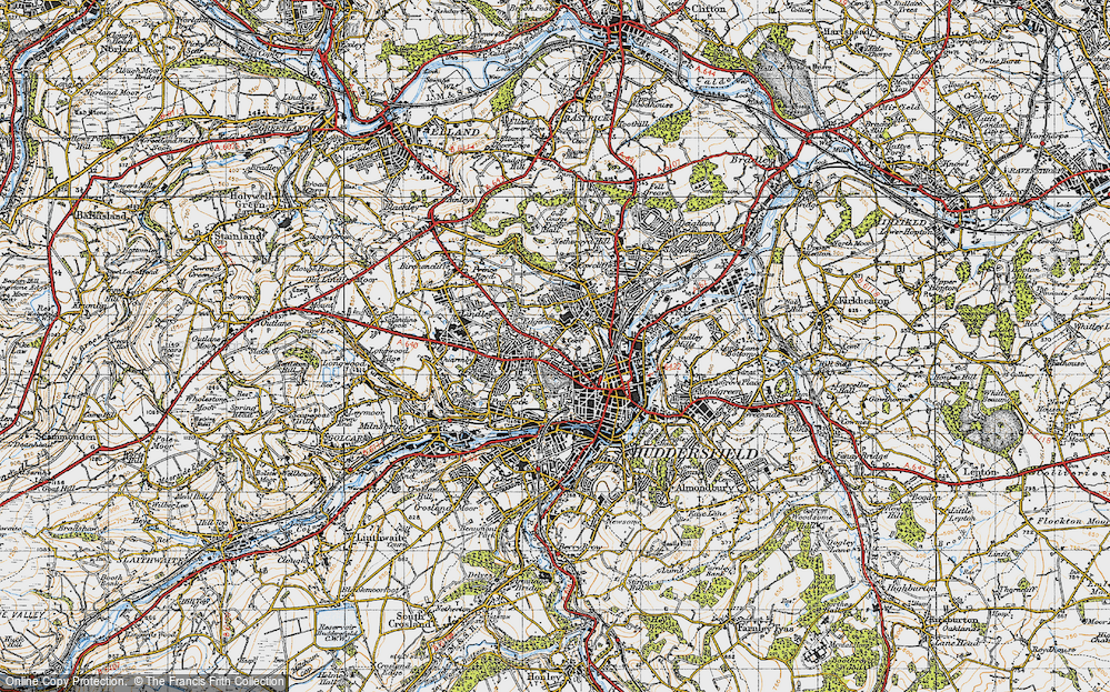 Old Map of Edgerton, 1947 in 1947