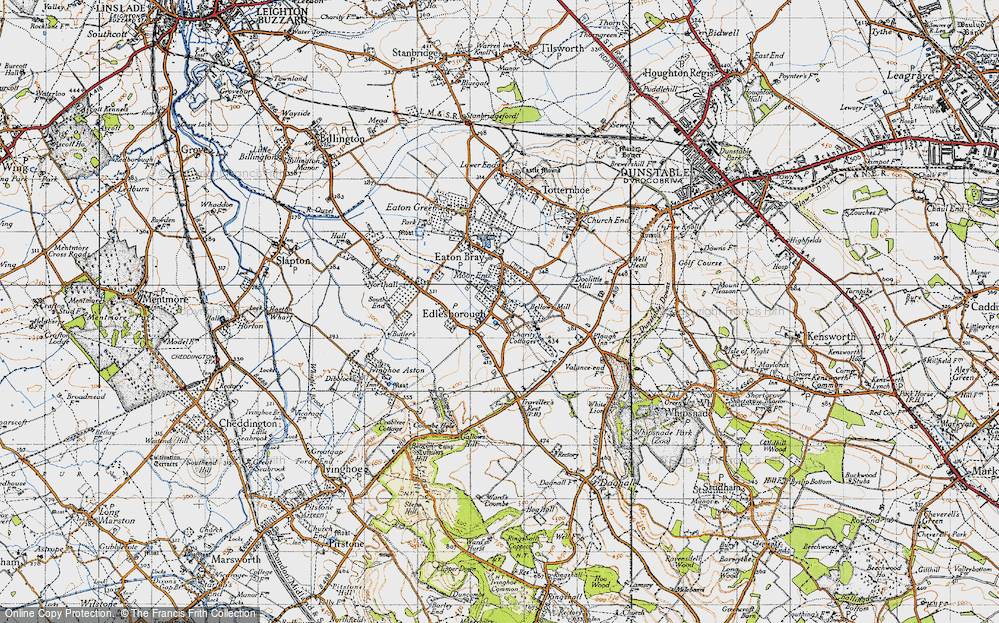 Old Map of Edlesborough, 1946 in 1946