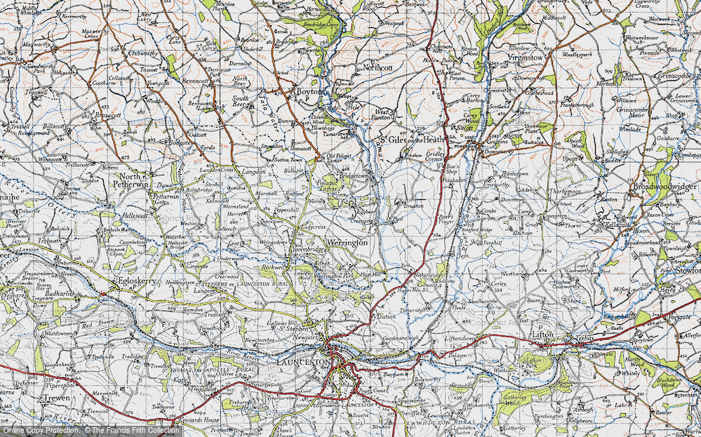 Old Map of Eggbeare, 1946 in 1946