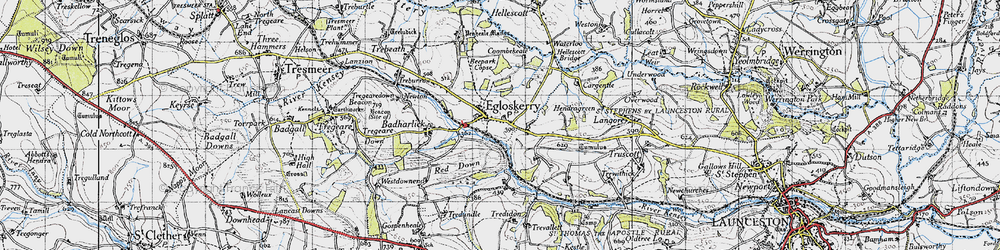 Old map of Beepark Copse in 1946