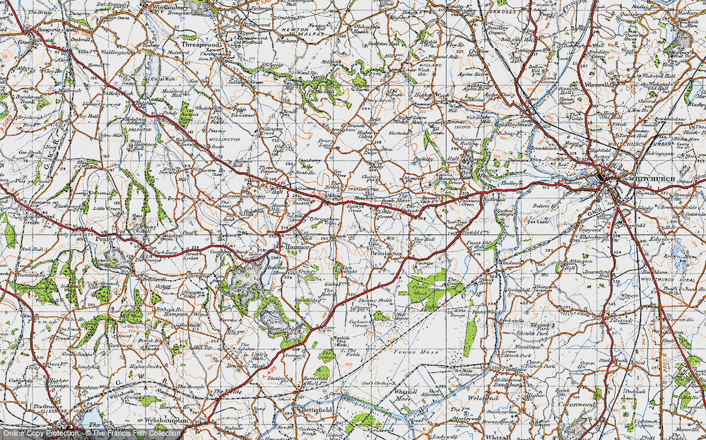Old Map of Eglwys Cross, 1947 in 1947