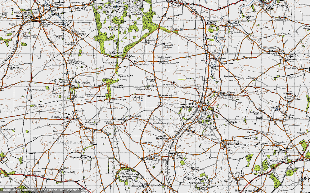 Old Map of Egmere, 1946 in 1946