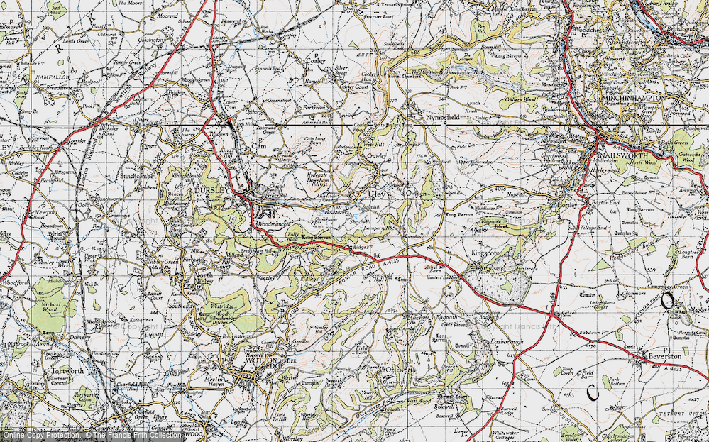 Old Map of Elcombe, 1946 in 1946