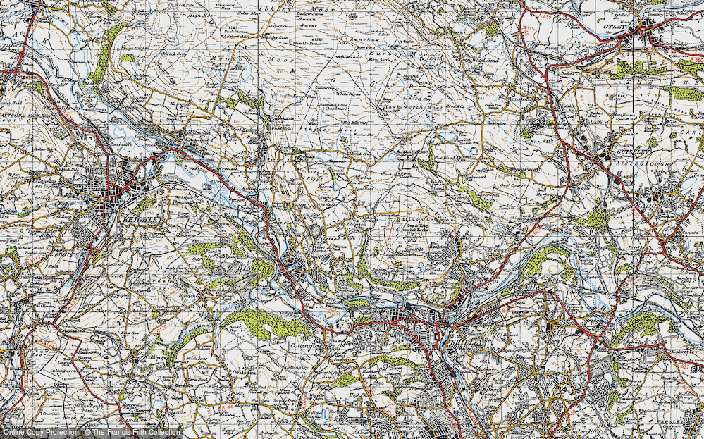 Old Map of Eldwick, 1947 in 1947