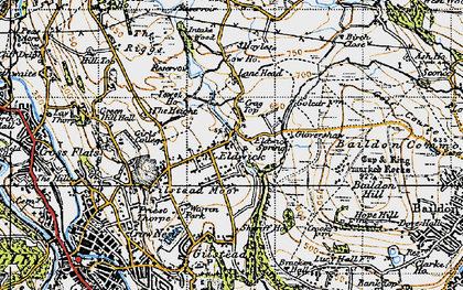 Old map of Eldwick in 1947