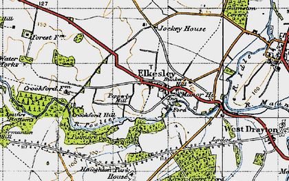 Old map of Elkesley in 1947