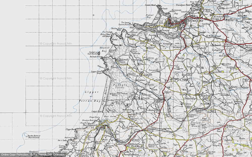 Old Map of Ellenglaze, 1946 in 1946