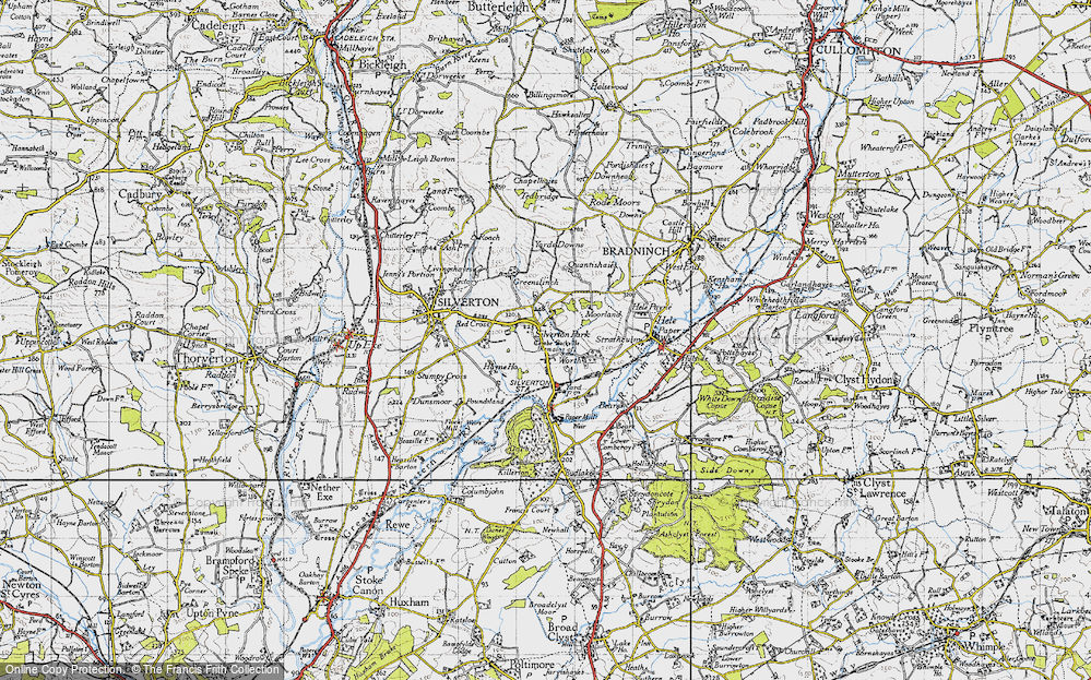 Old Map of Ellerhayes, 1946 in 1946