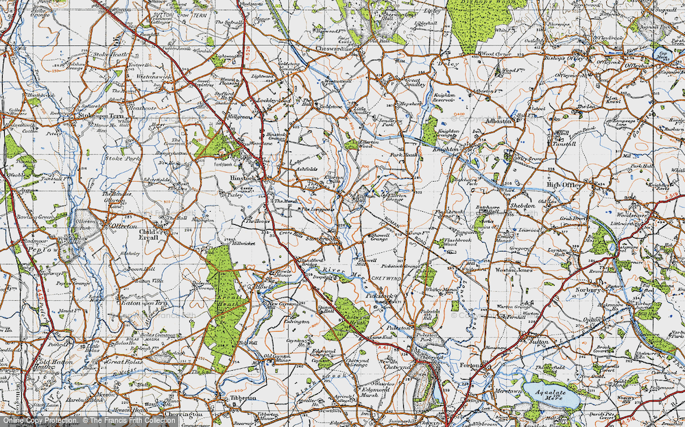 Old Map of Ellerton, 1946 in 1946