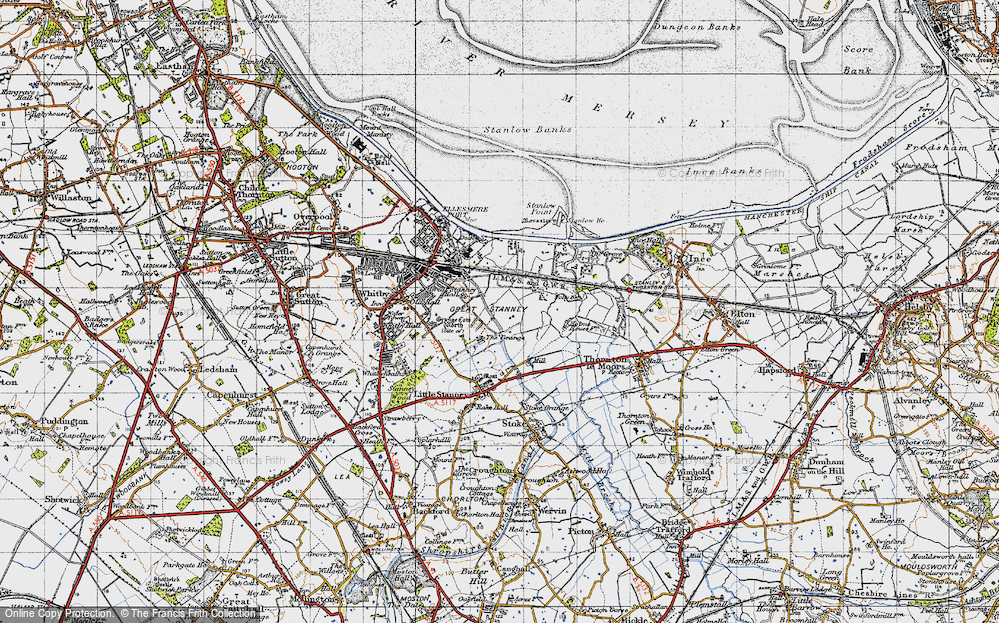 Old Map of Ellesmere Port, 1947 in 1947