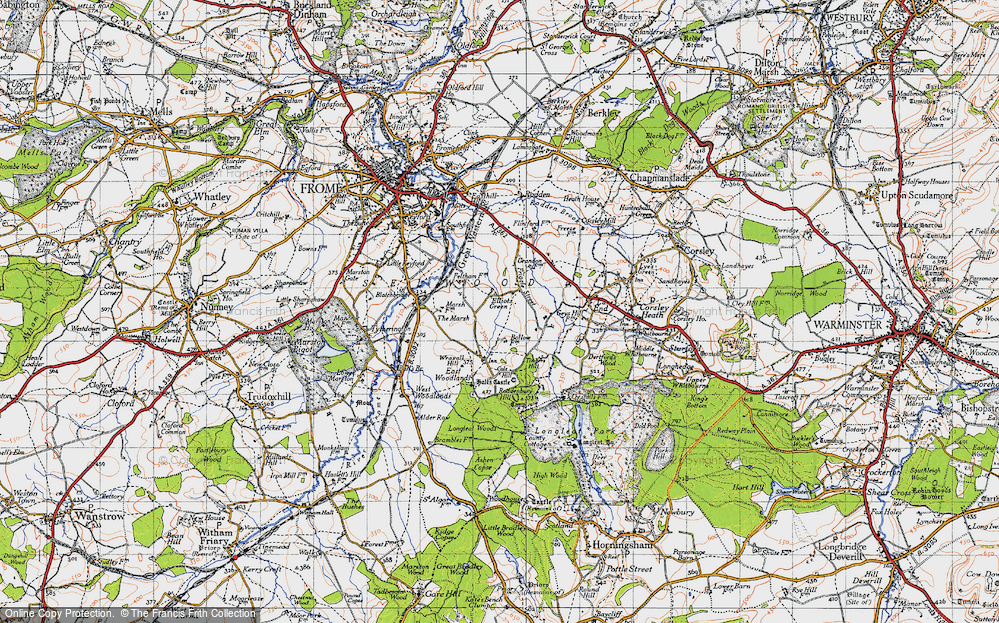 Old Map of Elliots Green, 1946 in 1946