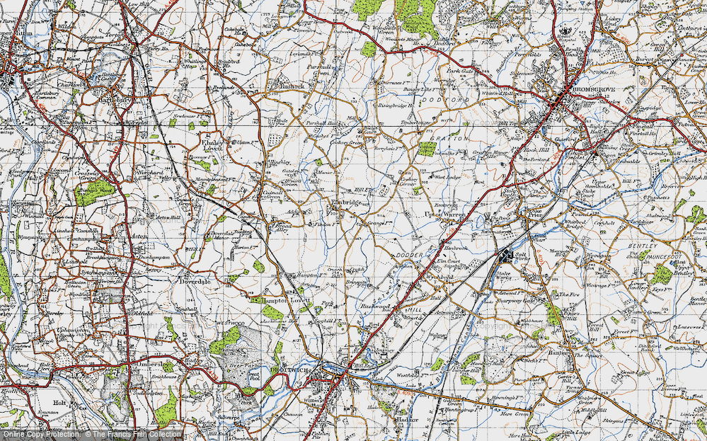 Old Map of Elmbridge, 1947 in 1947