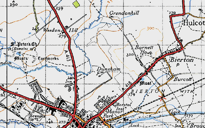Old map of Elmhurst in 1946