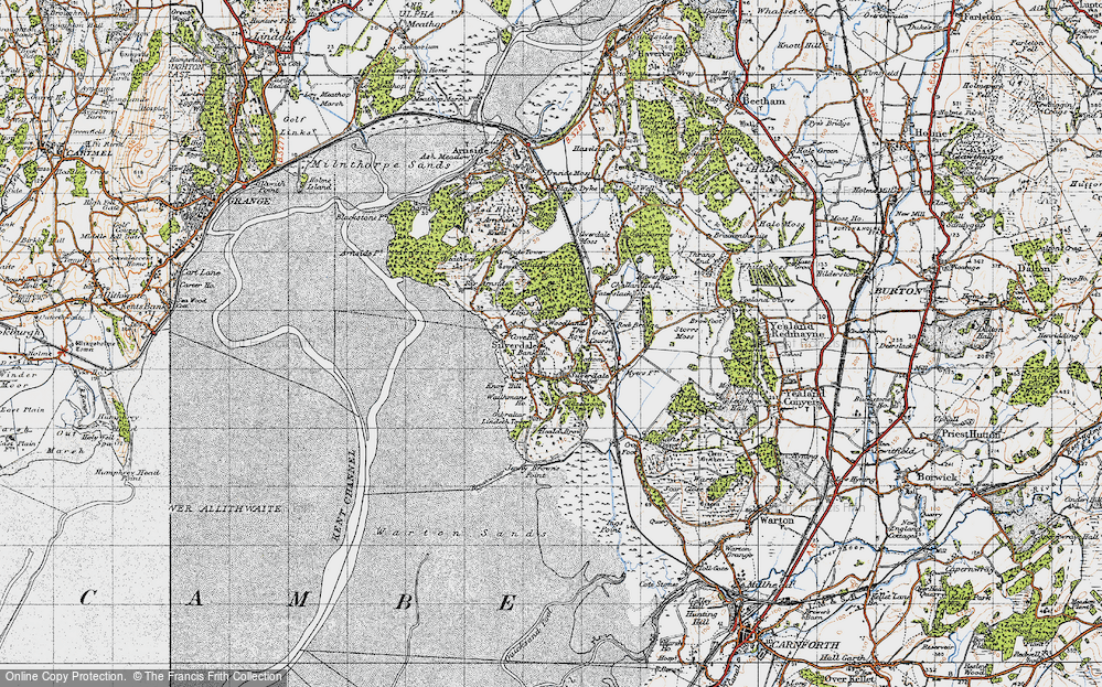 Old Map of Elmslack, 1947 in 1947