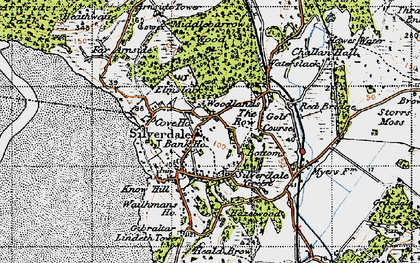 Old map of Elmslack in 1947