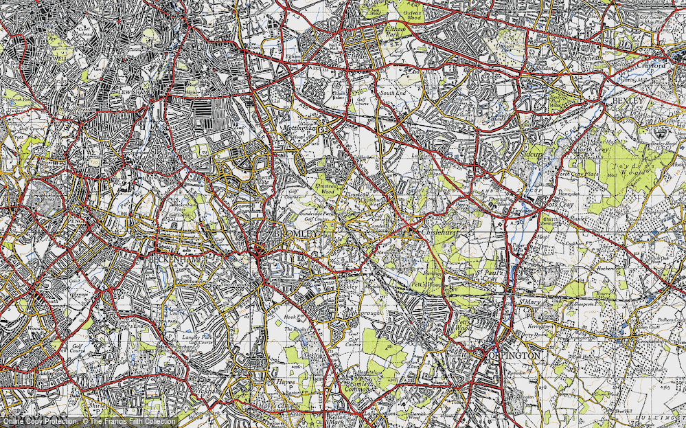 Old Map of Elmstead, 1946 in 1946