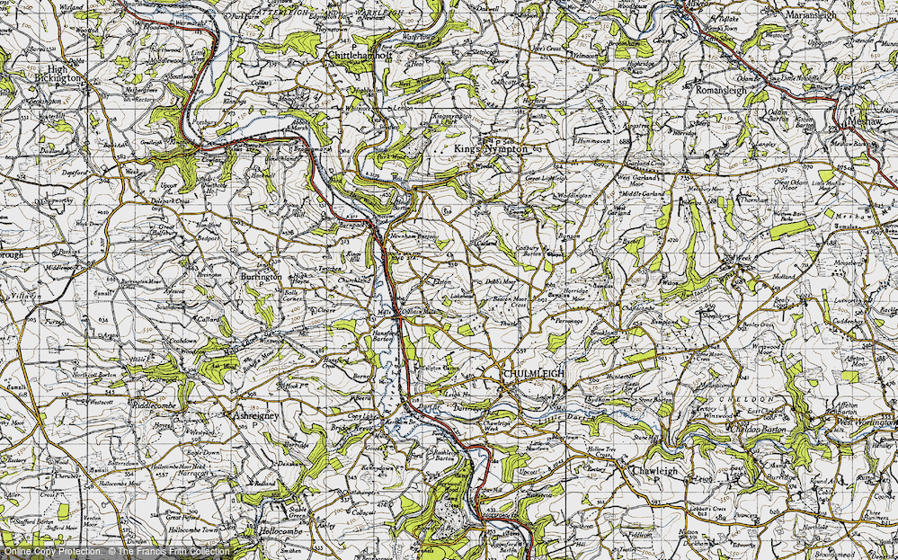 Old Map of Elstone, 1946 in 1946