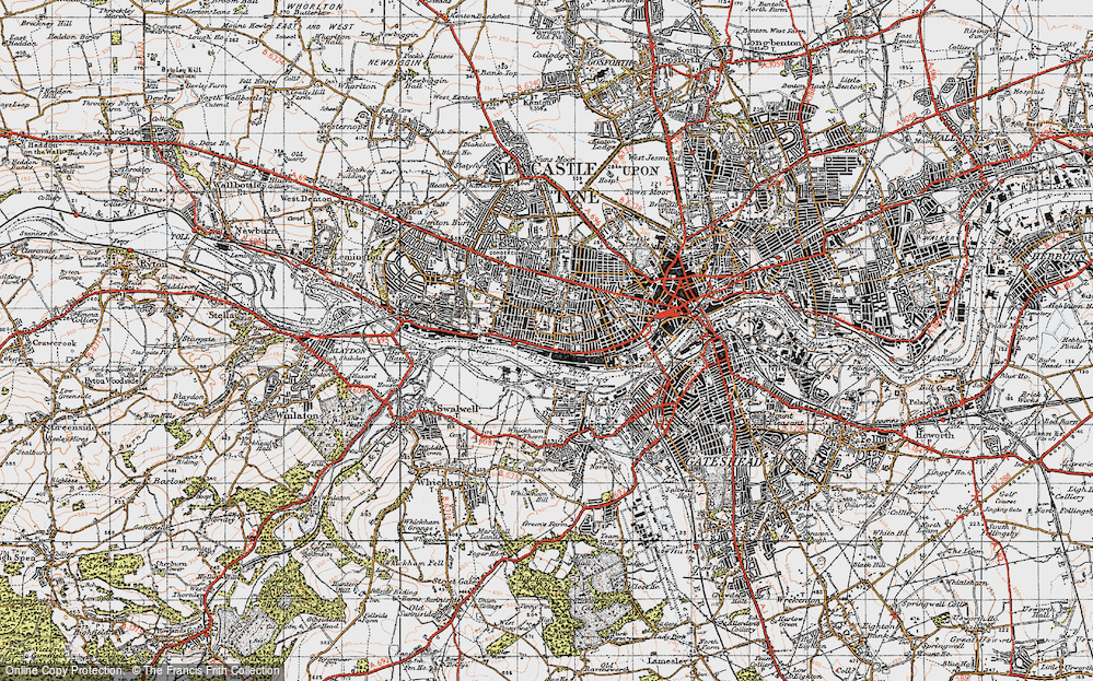 Old Map of Elswick, 1947 in 1947
