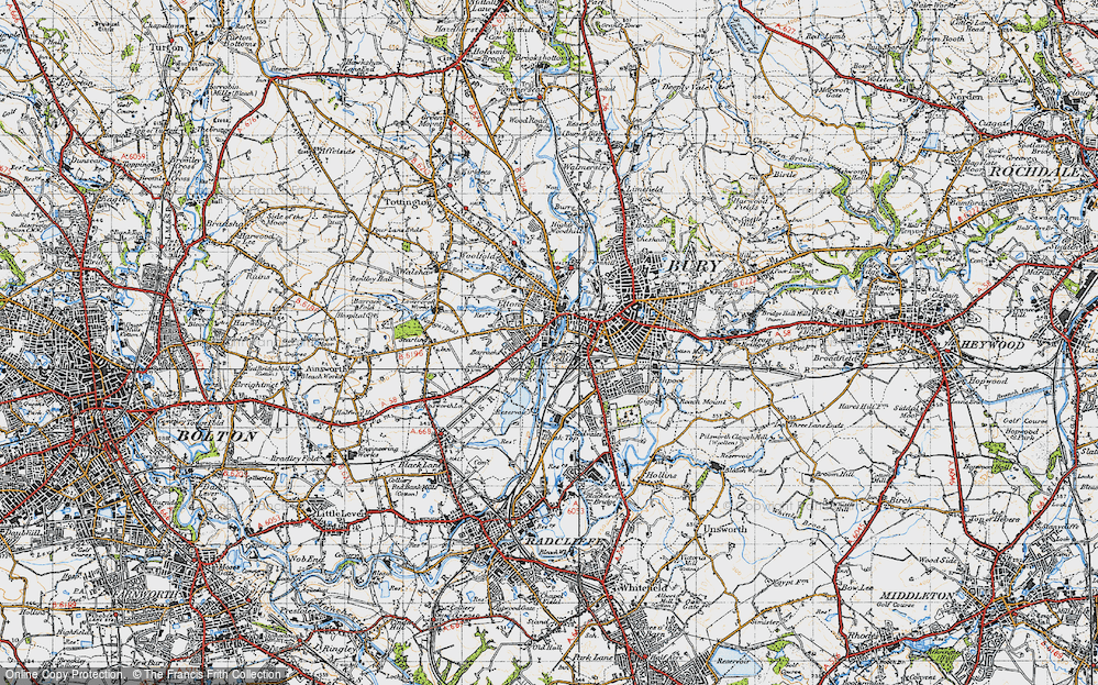 Old Map of Elton, 1947 in 1947