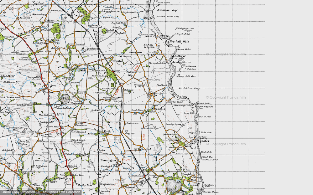 Old Map of Embleton, 1947 in 1947