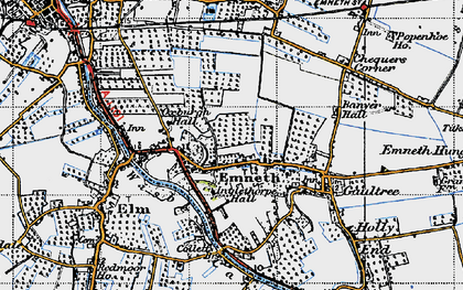 Old map of Inglethorpe Manor in 1946