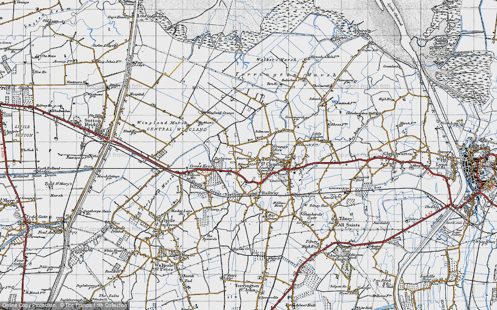 Old Map of Emorsgate, 1946 in 1946