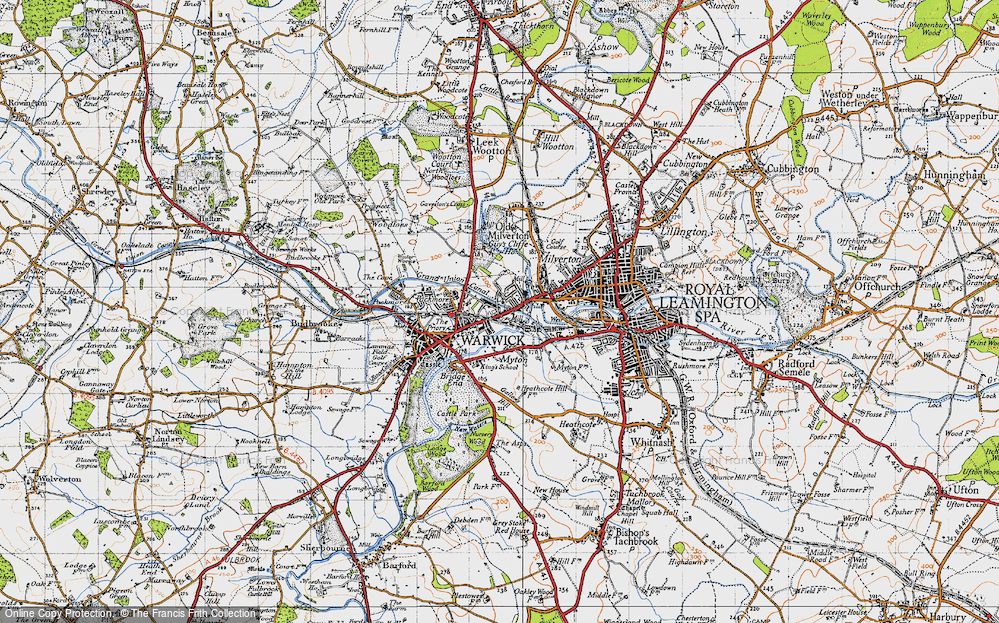 Old Map of Emscote, 1946 in 1946