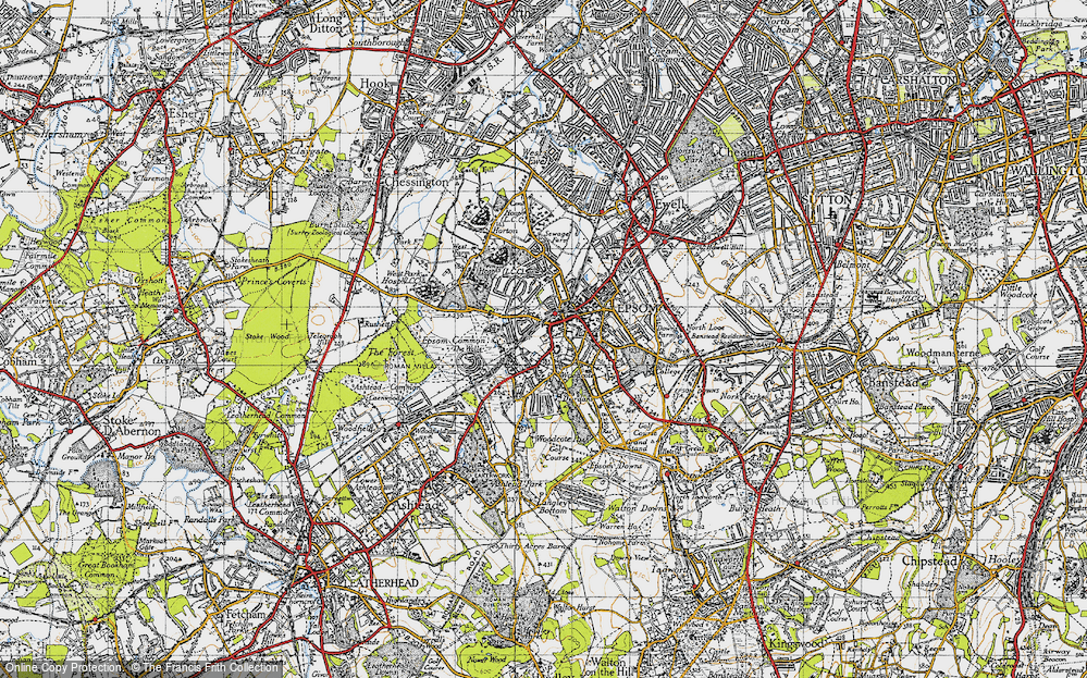 Epsom, 1945