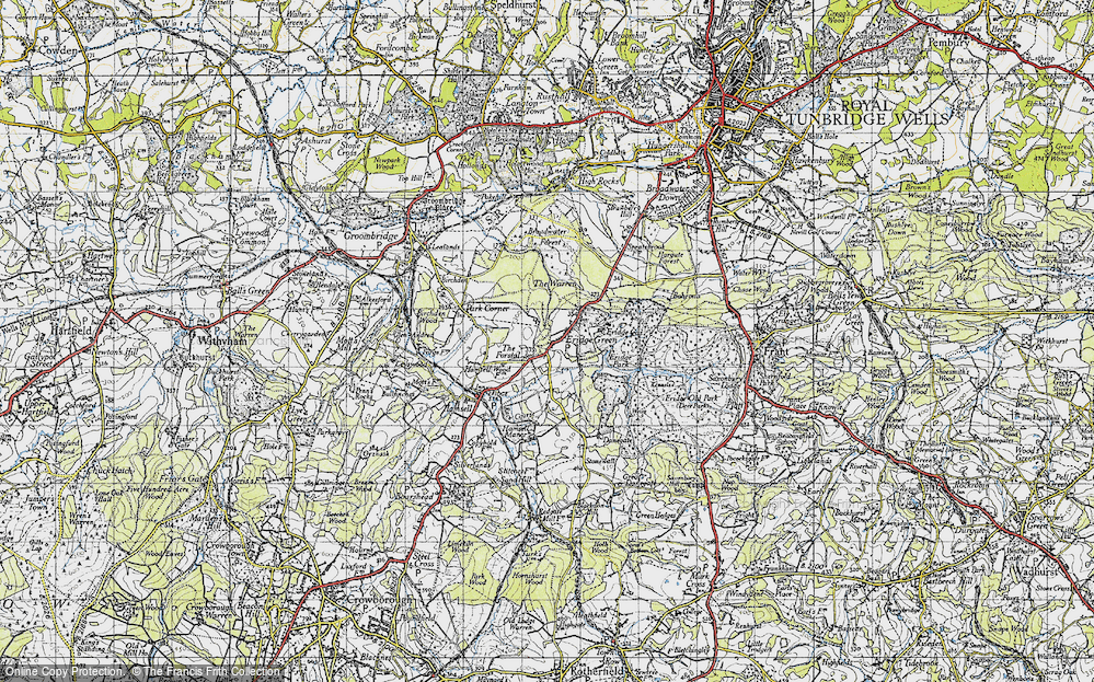Old Map of Eridge Green, 1946 in 1946