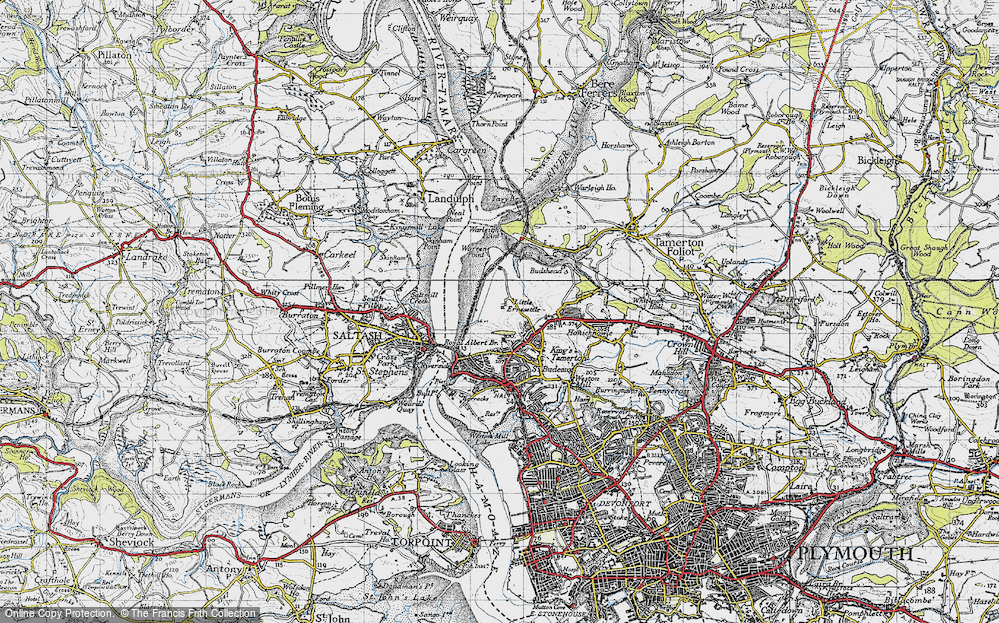 Old Map of Ernesettle, 1946 in 1946