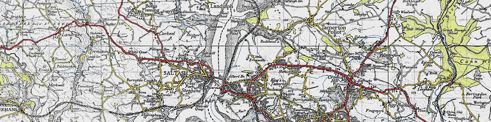 Old map of Ernesettle in 1946