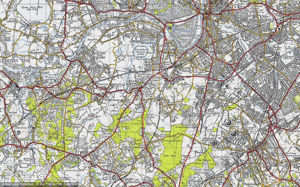 Esher, 1945