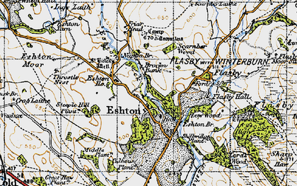 Old map of Brockabank in 1947