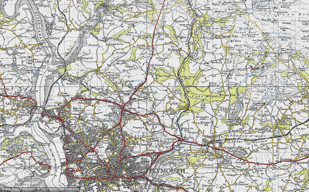 Old Map of Estover, 1946 in 1946