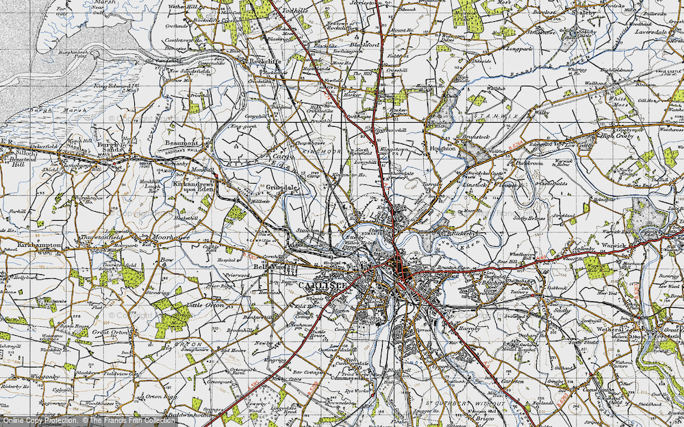 Old Map of Etterby, 1947 in 1947