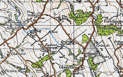 Old map of Blucks Ho in 1946