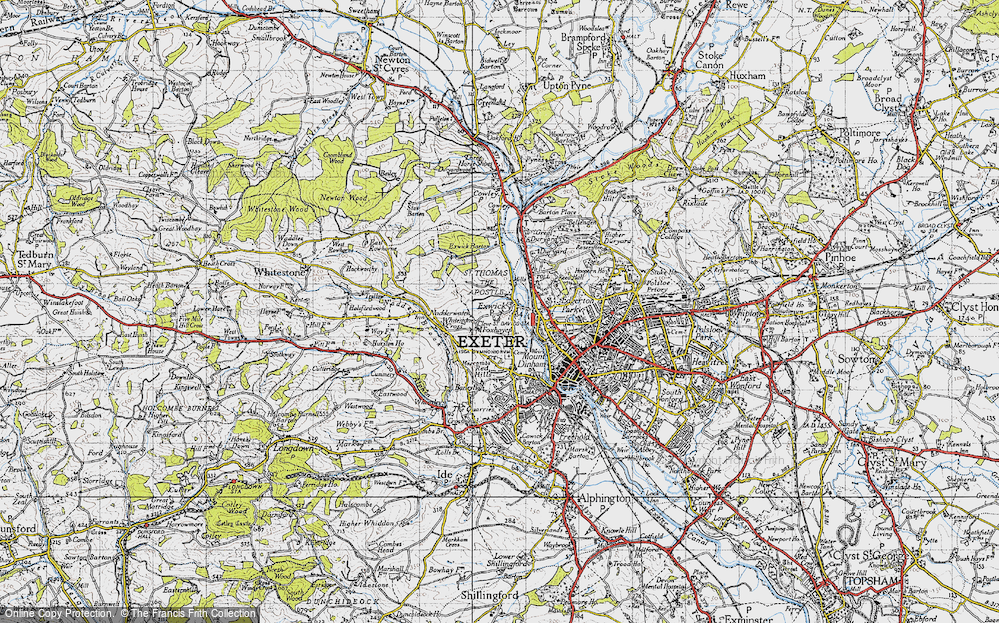 Old Map of Exwick, 1946 in 1946