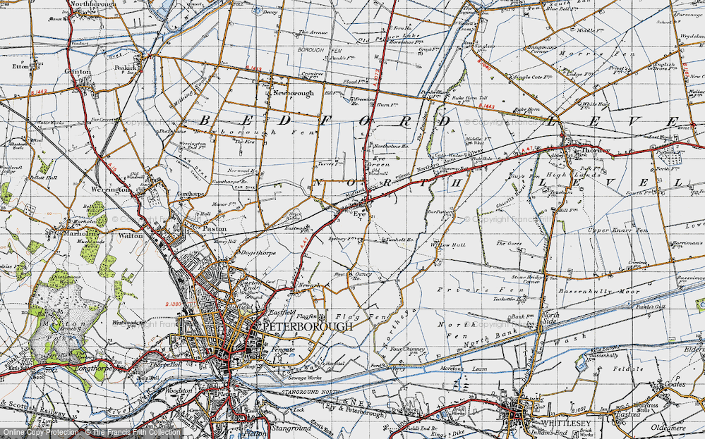 Old Map of Eye, 1946 in 1946