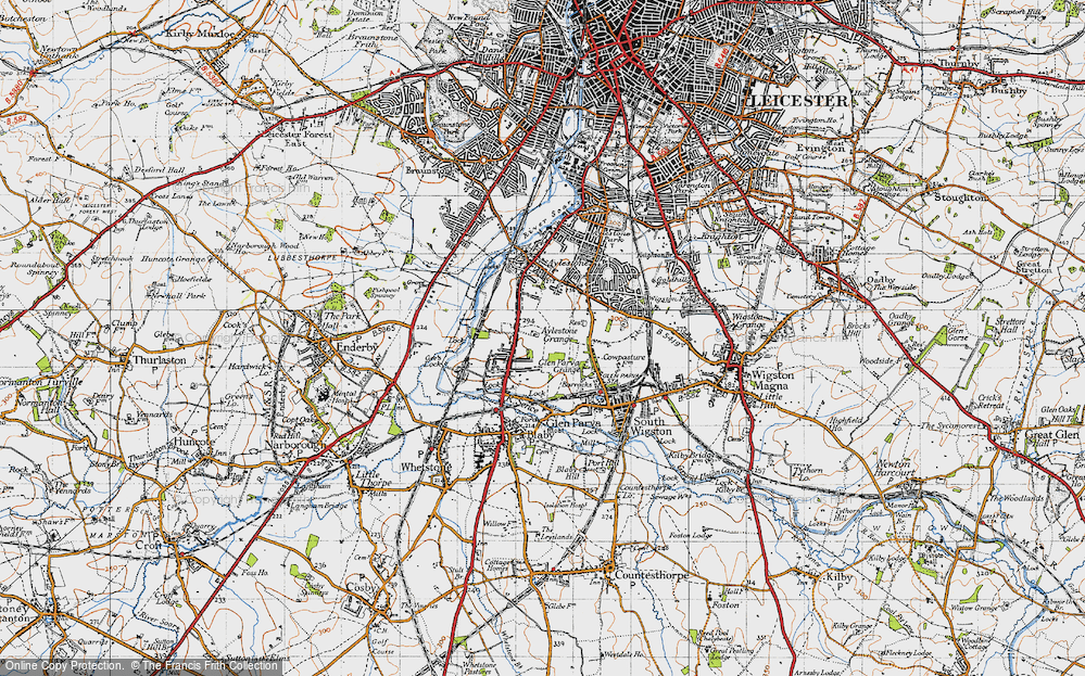 Old Map of Eyres Monsell, 1946 in 1946