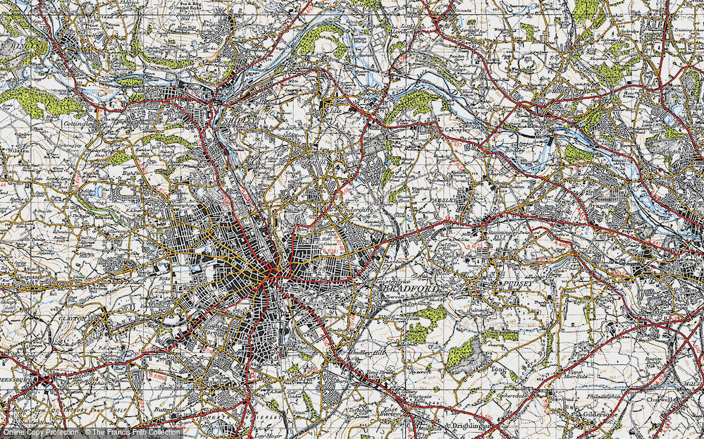 Old Maps of Fagley, Yorkshire - Francis Frith