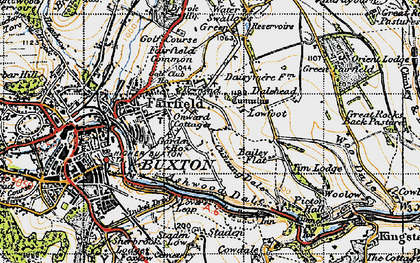 Old map of Tim Lodge in 1947