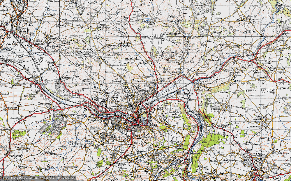 Old Map of Fairfield Park, 1946 in 1946