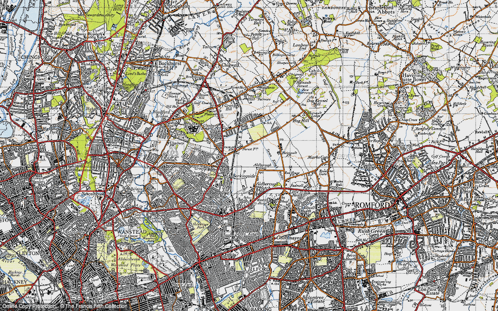 Old Map of Fairlop, 1946 in 1946