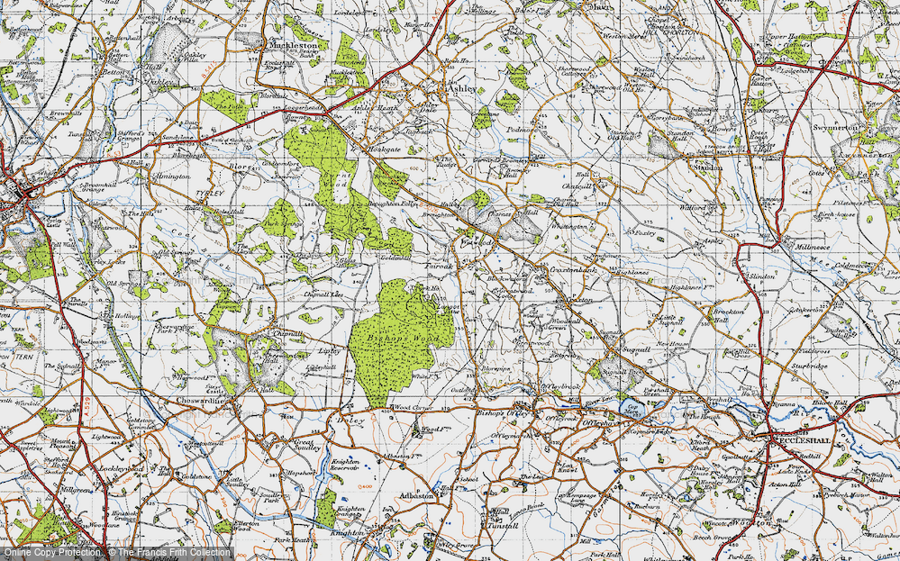 Old Map of Fairoak, 1946 in 1946
