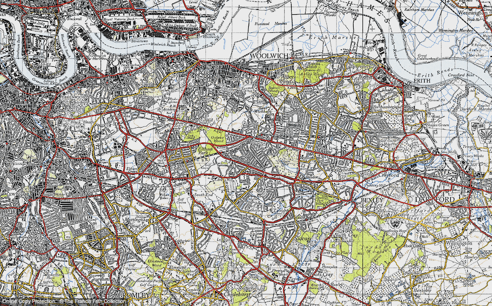 Old Map of Falconwood, 1946 in 1946